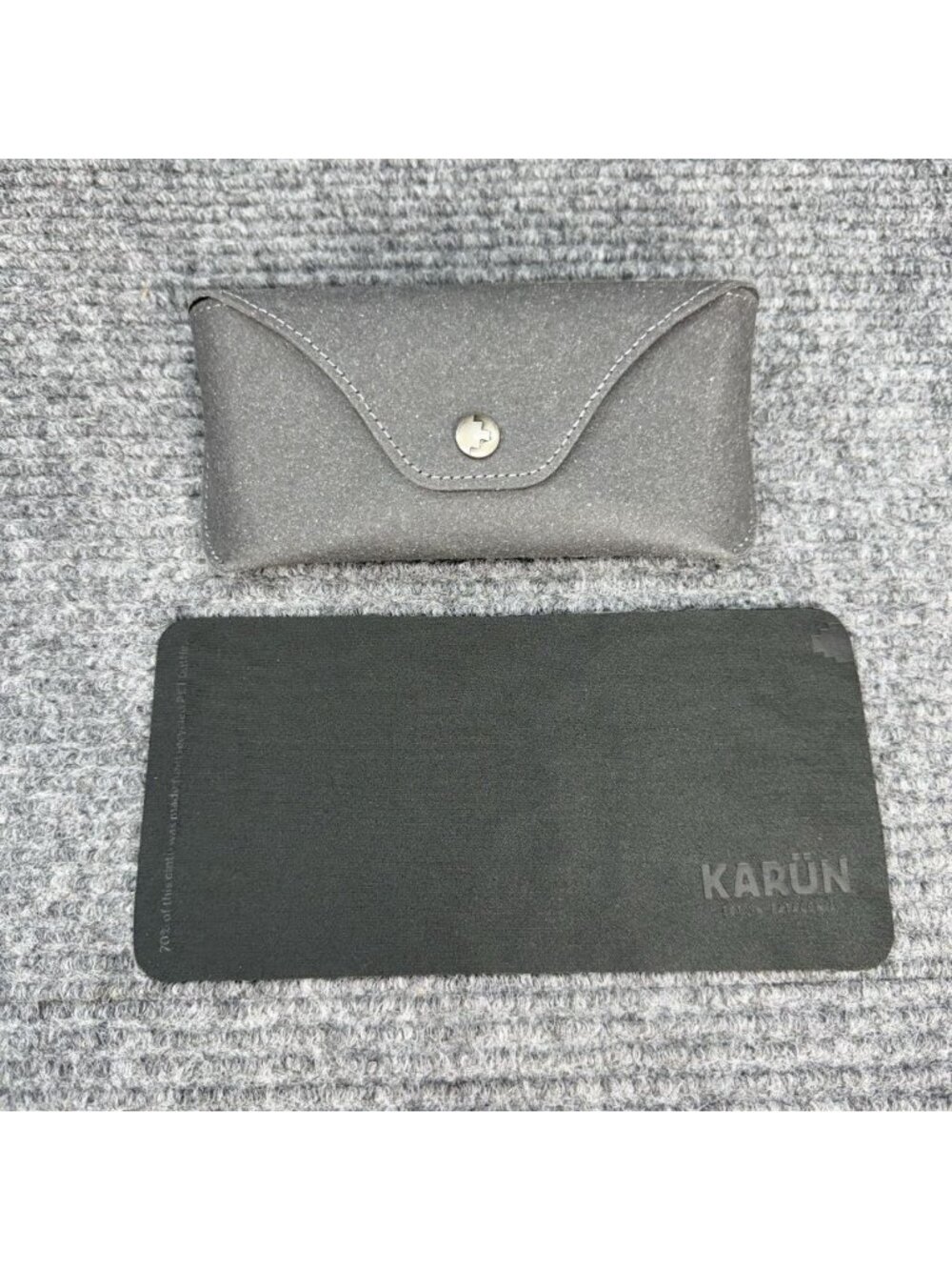 Karun Eyewear Soft Sunglasses Glasses Case Sustainable Material Patagonia + Wipe